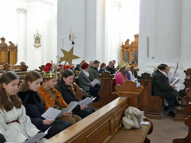 Diözesale Aussendung der Sternsinger im Hohen Dom zu Fulda (Foto:Karl-Franz Thiede)